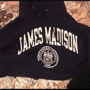 James Madison Champion mid cut hoodie